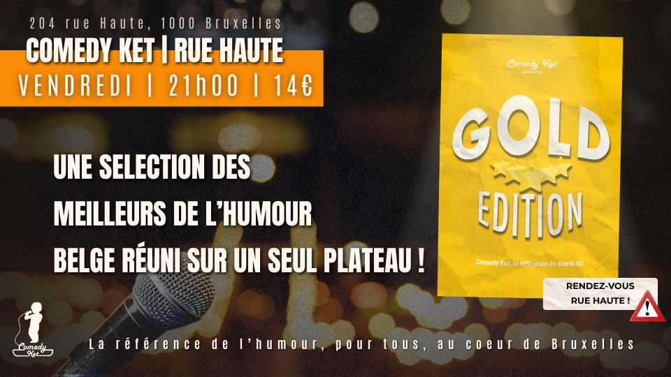 Plateau Stand-Up Gold Edition — Comedy Ket rue Haute