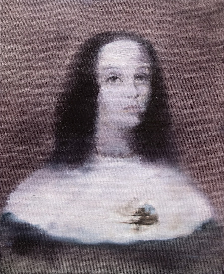 Lost Art-ID237141, Portrait of Vittoria della Rovere. After Justus Sustermans  oil on canvas, 2025, 41 x 33 cm