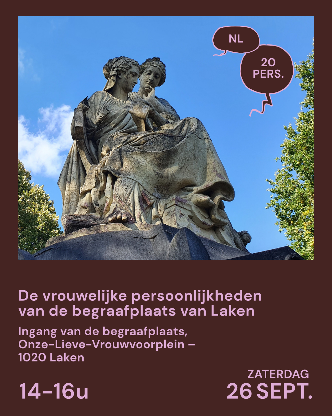 De vrouwelijke persoonlijkheden van de begraafplaats van Laken