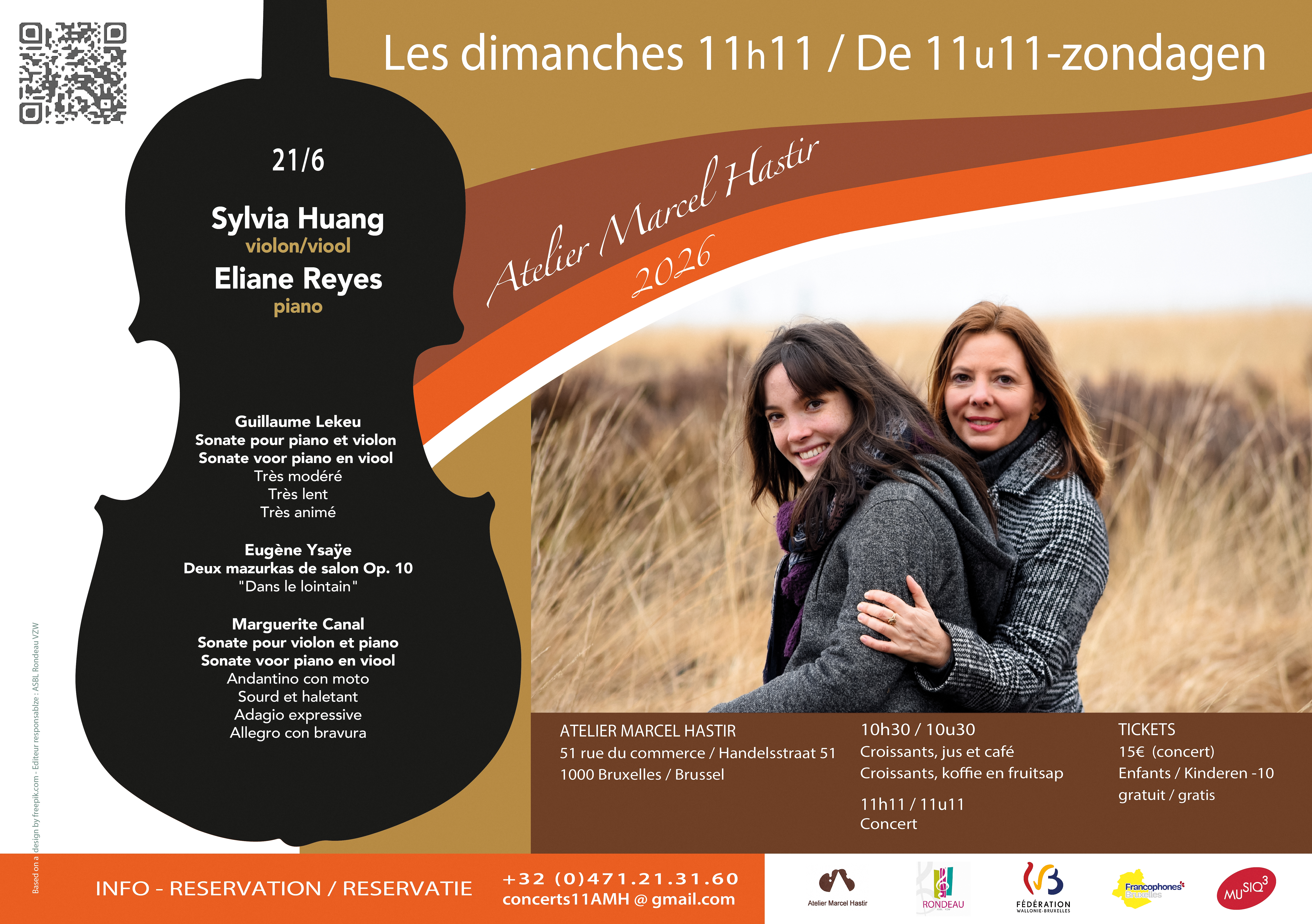 Piano and Violin featuring Lekeu - Canal - Ysaye
