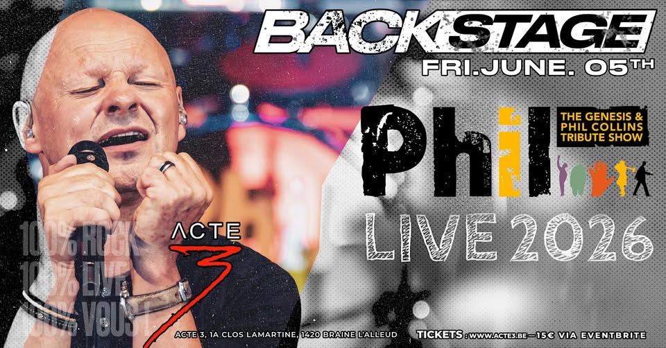 BACKSTAGE Live & Party / PHIL the Genesis & Phil Collins Tribute Show