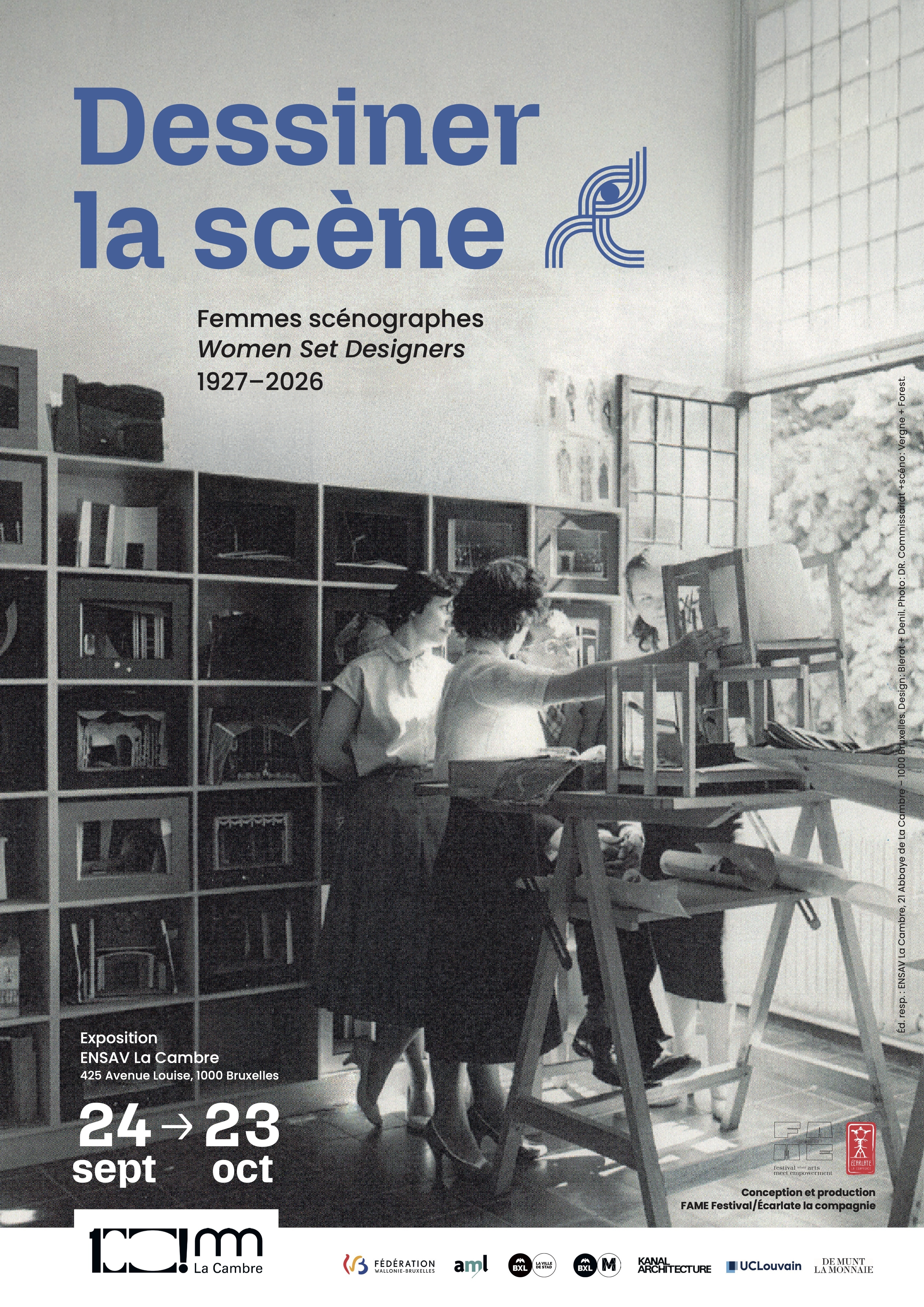 DESSINER LA SCÈNE - Femmes scénographes 1927-2026