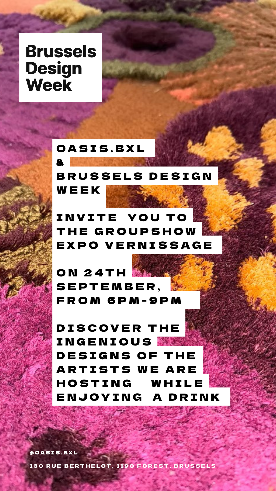 Vernissage/Opening - Brussels Design Week