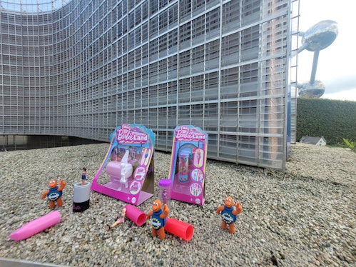 Mini Barbie Land to be found in Mini-Europe