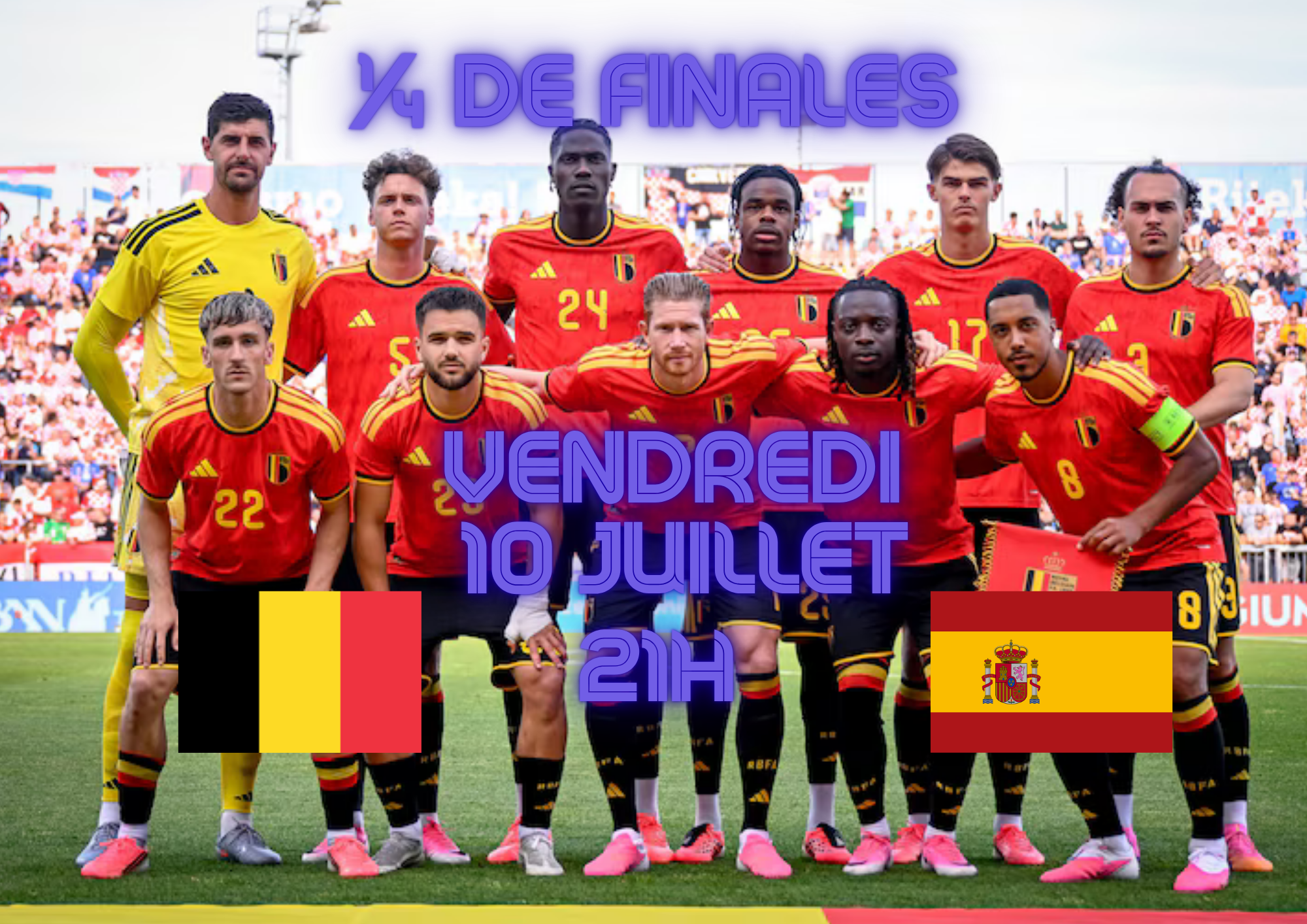 Le CMT soutient les diables rouges - 1/4 de finales coupe du monde