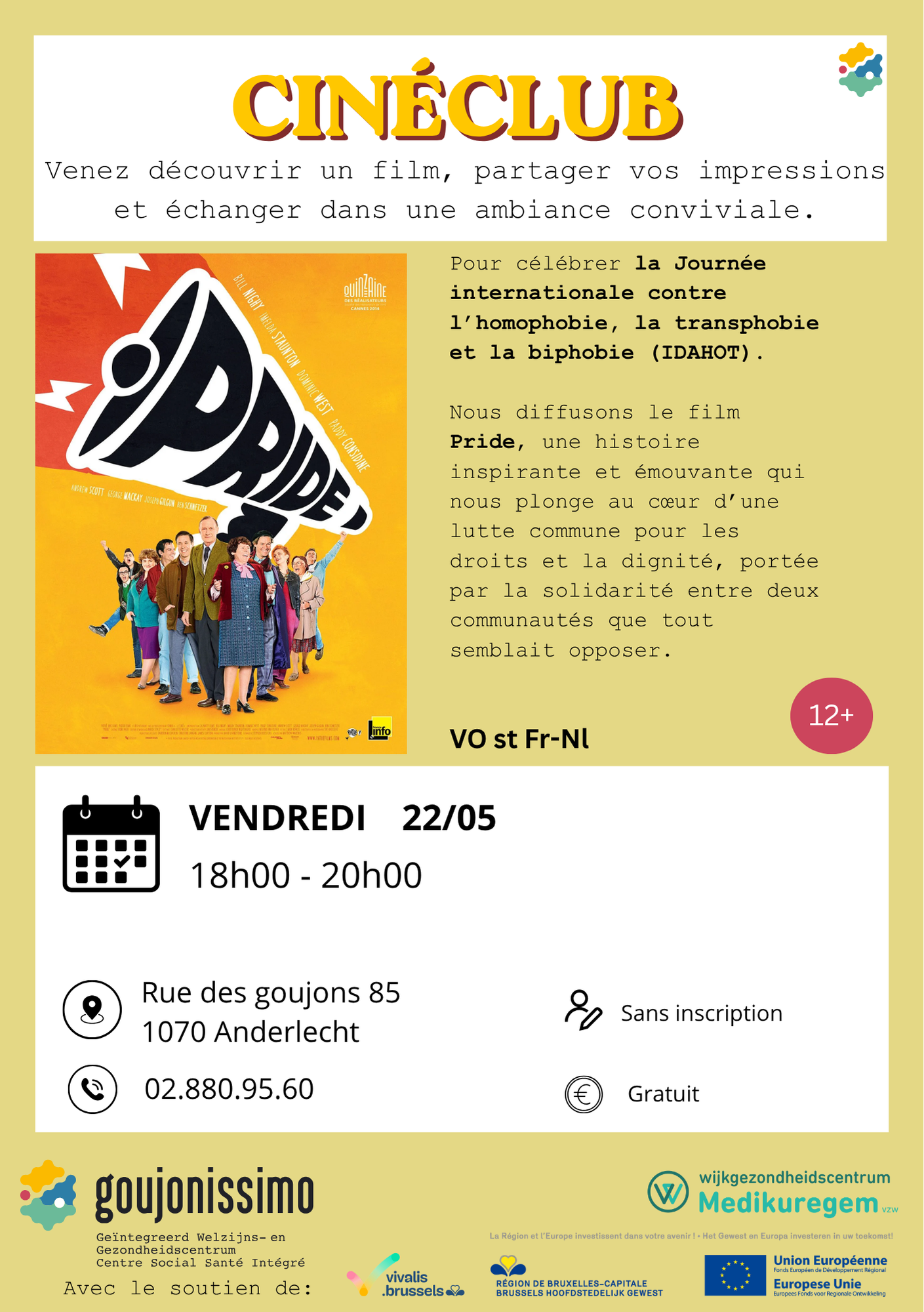 Cinéclub Goujonissimo : Pride !