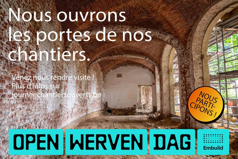 Journée Chantiers Ouverts - Visite du chantier ABŸ de réhabilitation de l'Abbaye de Forest