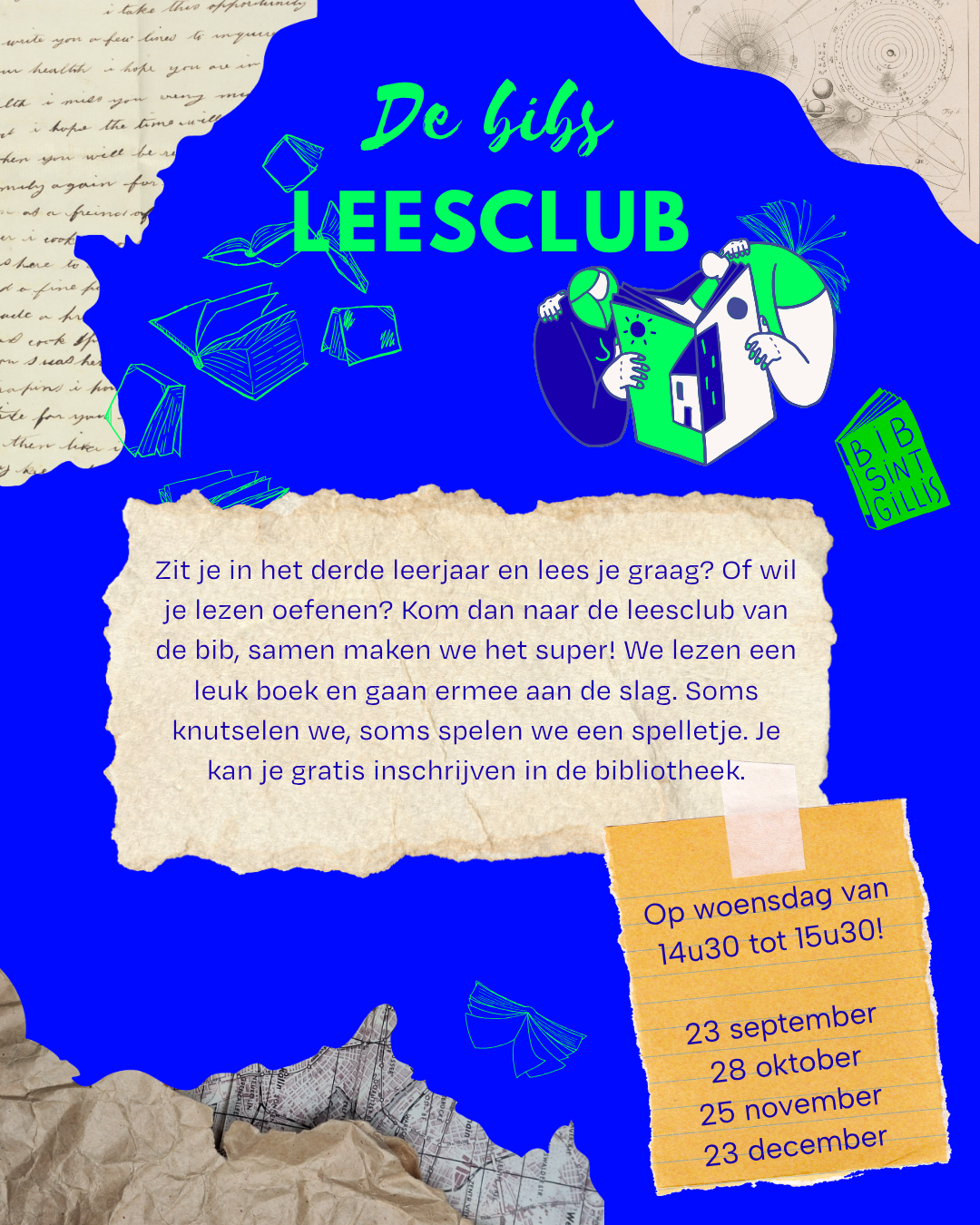 De bibs leesclub (8-9j)
