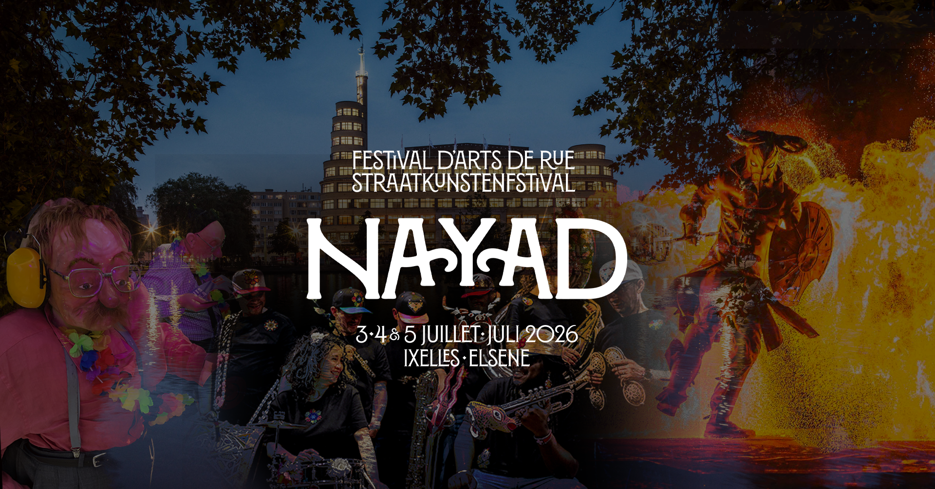 Nayad Opening Night ~ Banda Quetzal · Ragnarok · Antoine & Gaby DJ — In front of Sainte-Croix Church, Place Sainte Croix