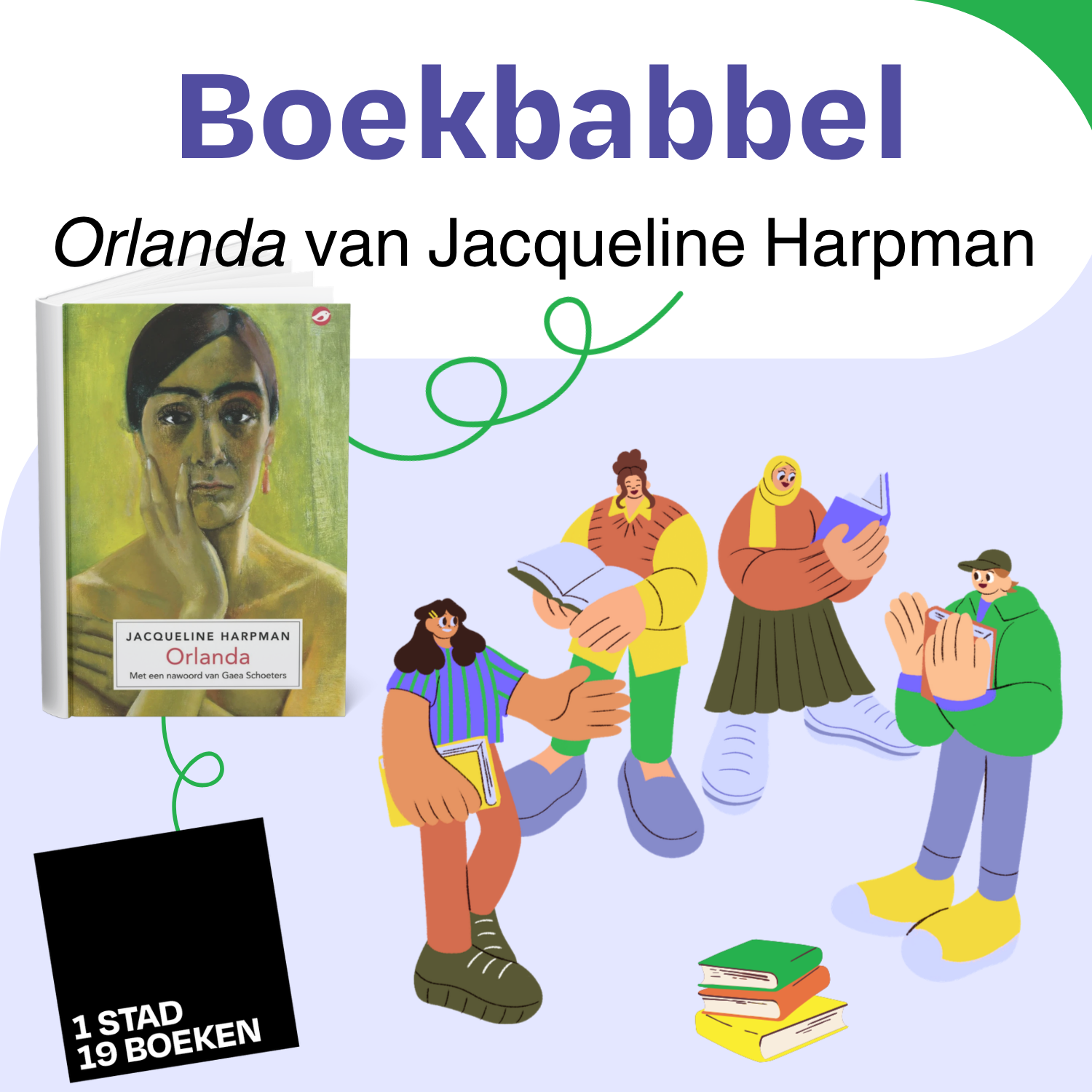 Boekbabbel over Orlanda van Jacqueline Harpman — Bibliotheek Hertoginnedal