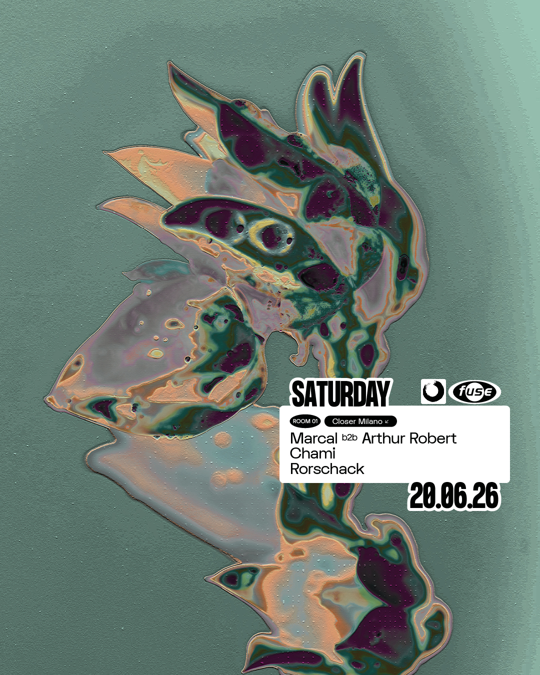 Fuse presents: Closer Milano w/ Marcal b2b Arthur Robert & Chami