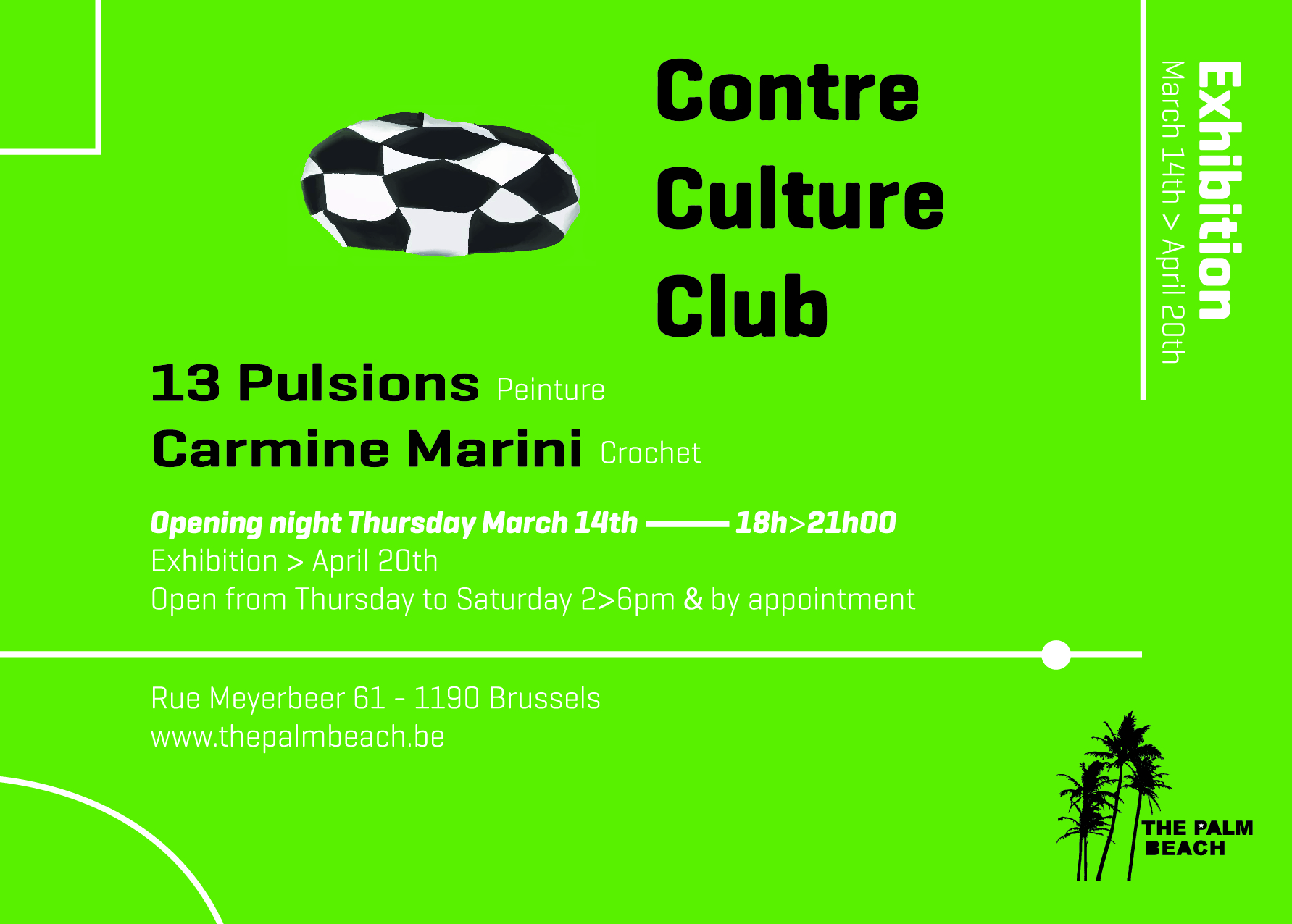 Contre Culture Club by 13Pulsions Carmine Marini Visit Brussels