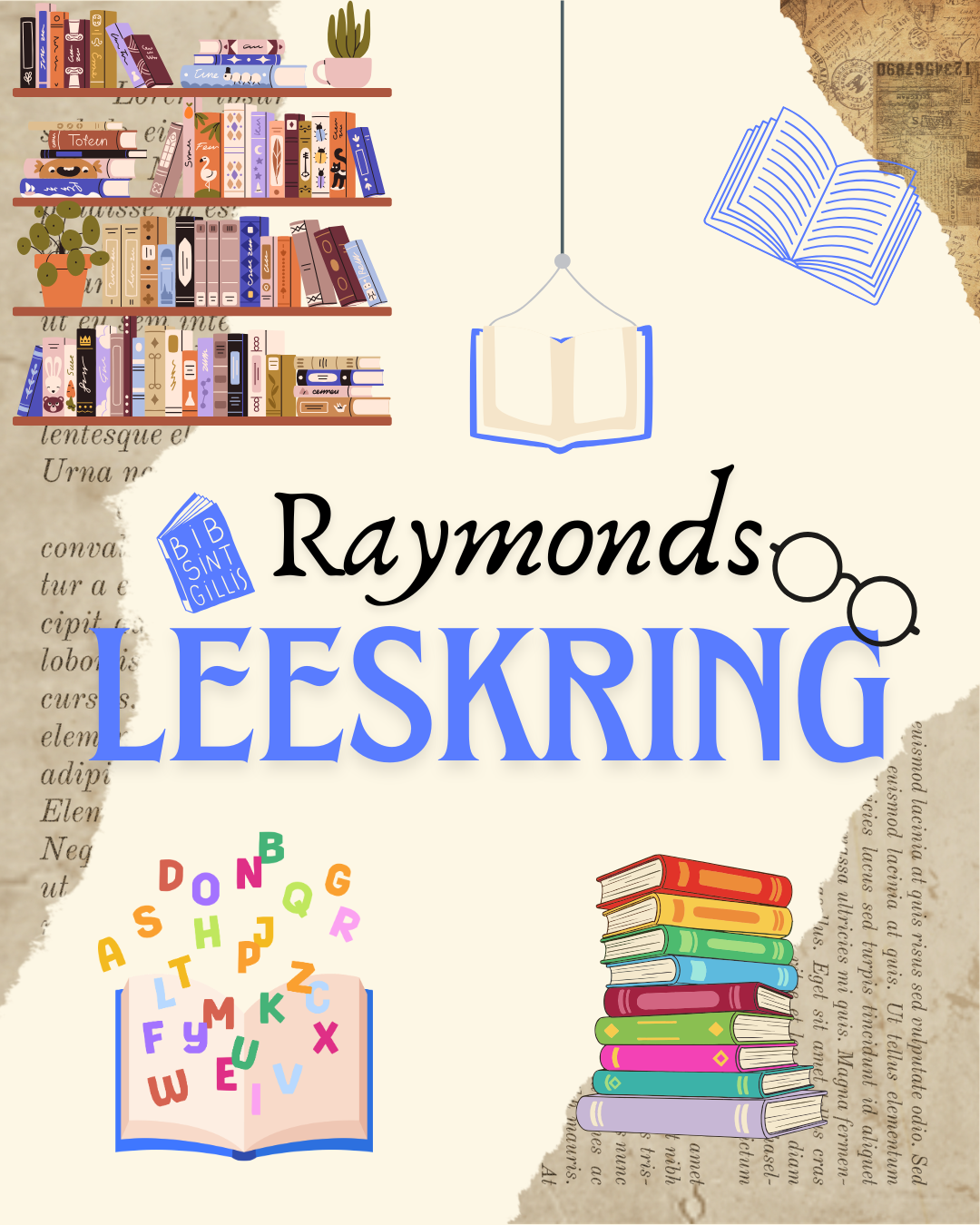 Raymond's reading circle: reading together