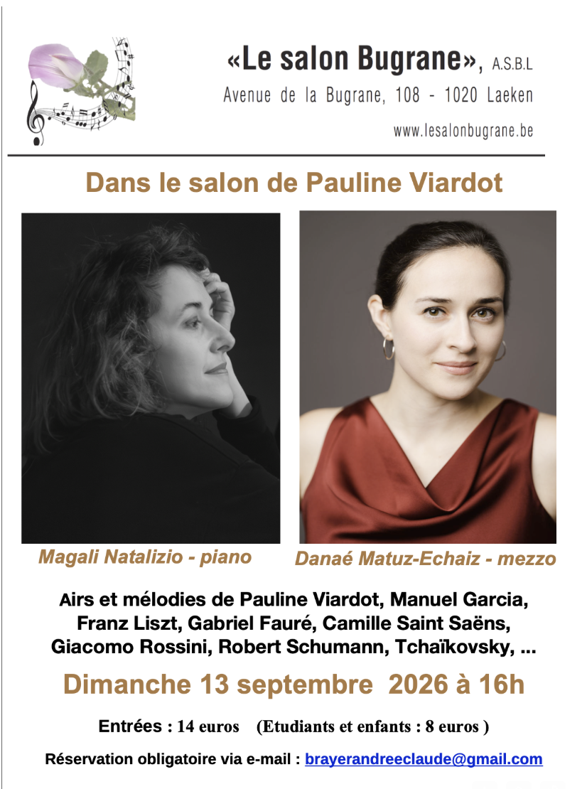 Récital chant-piano : dans le salon de Pauline Viardot.