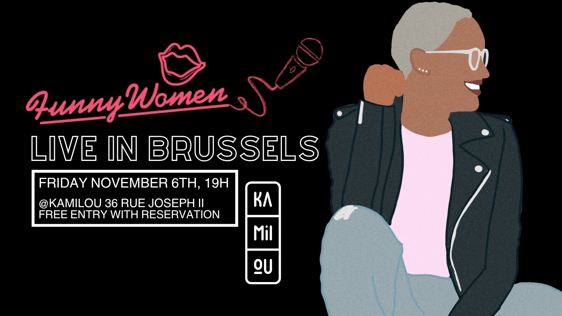 Funny Women Brussels Open Mic