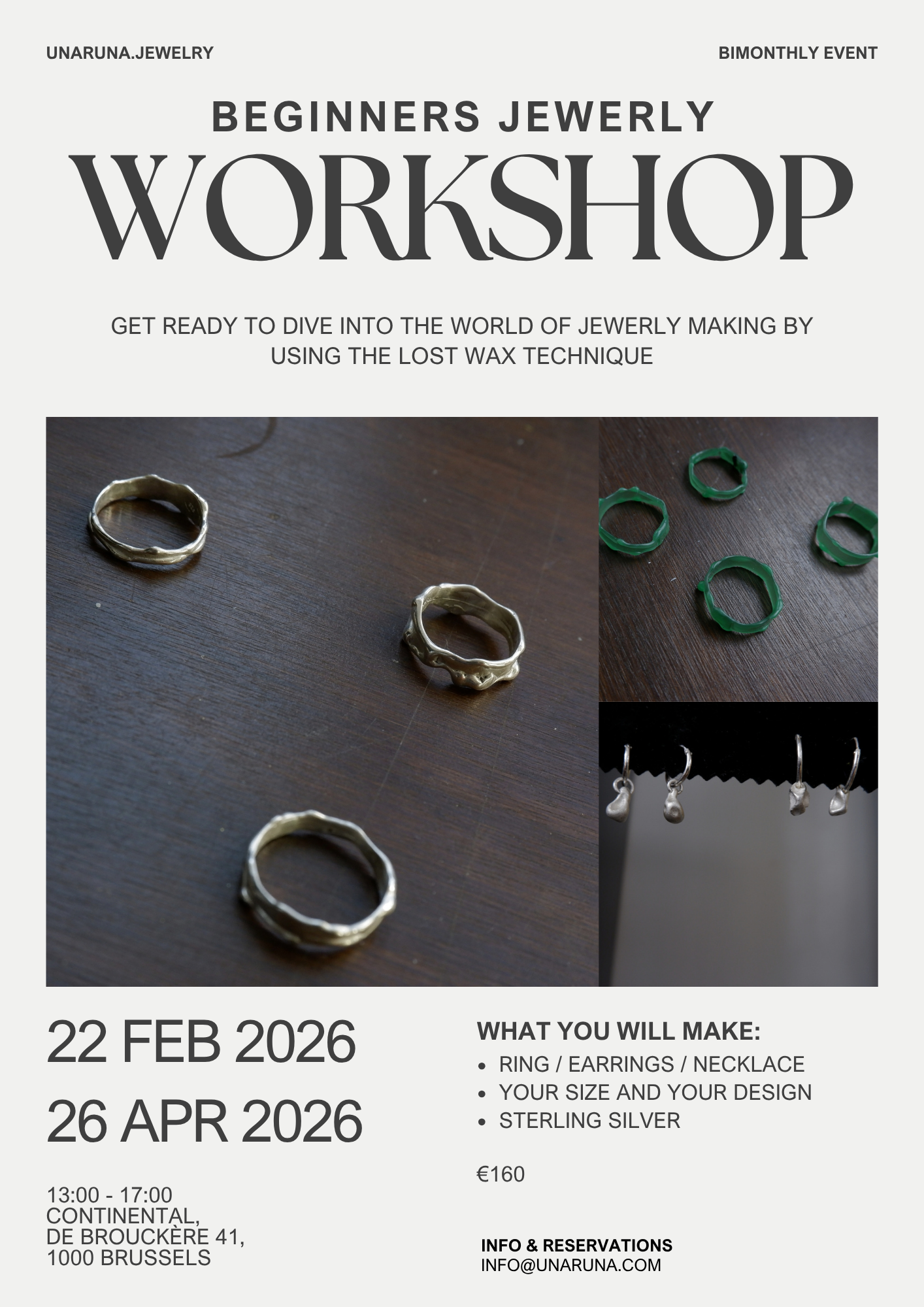 Beginners jewelry workshop