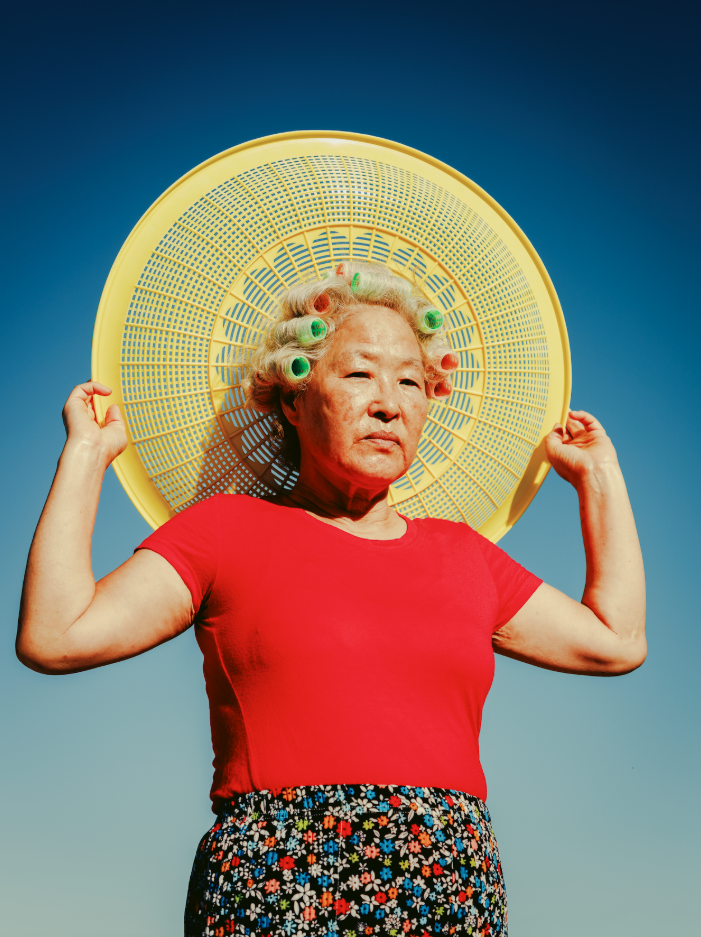 Curly Permed Hair, from the series Nirvana, 2024-Ongoing © Daesung Lee