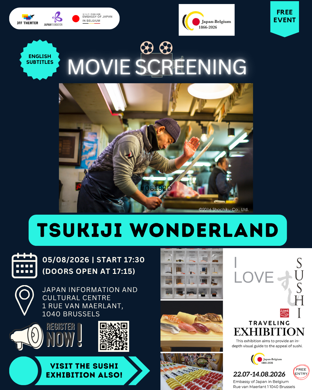 Movie screening - TSUKIJI WONDERLAND (EN)