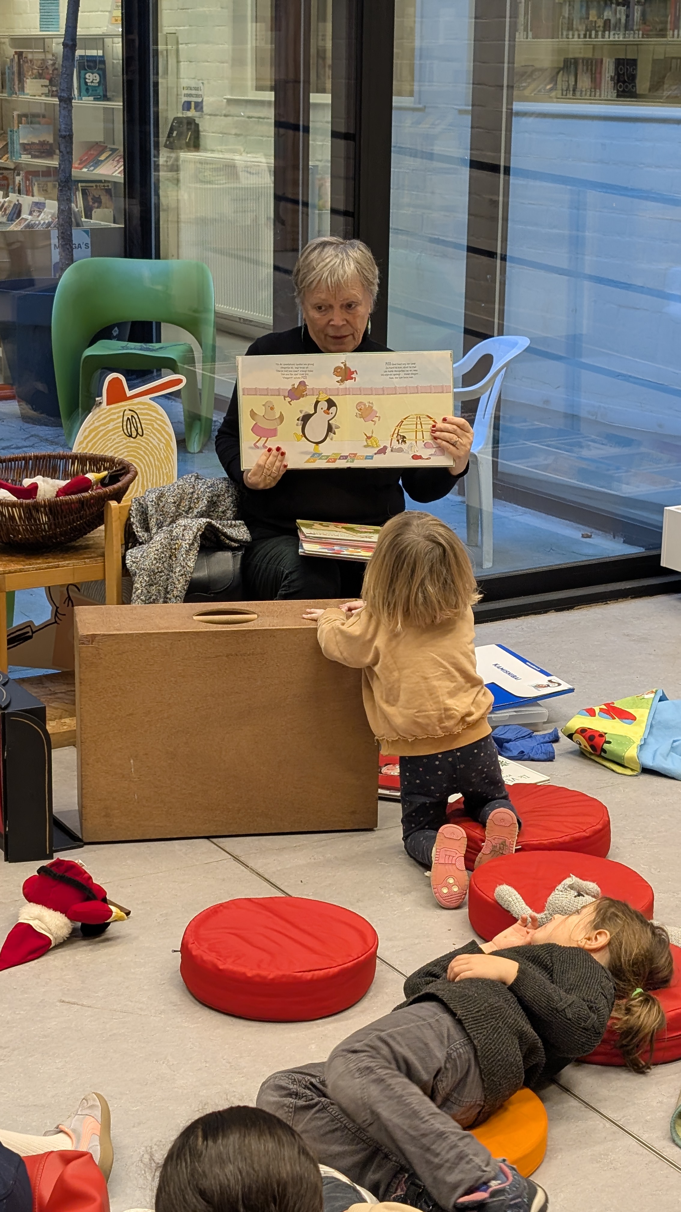 Story hour and craft corner