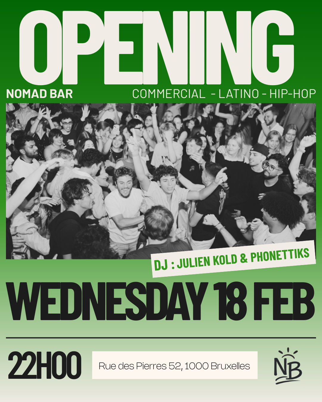 NOMAD BAR - Grande Ouverture
