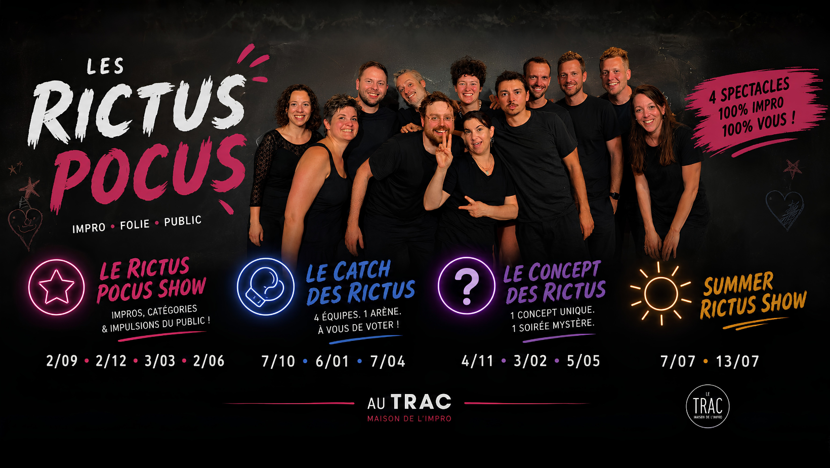RICTUS POCUS – Une saison d’impro sous toutes ses formes