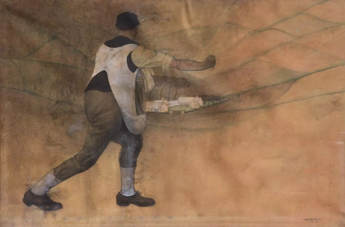 Gustave Van de Woestyne et Anto Carte au musée Van Buuren