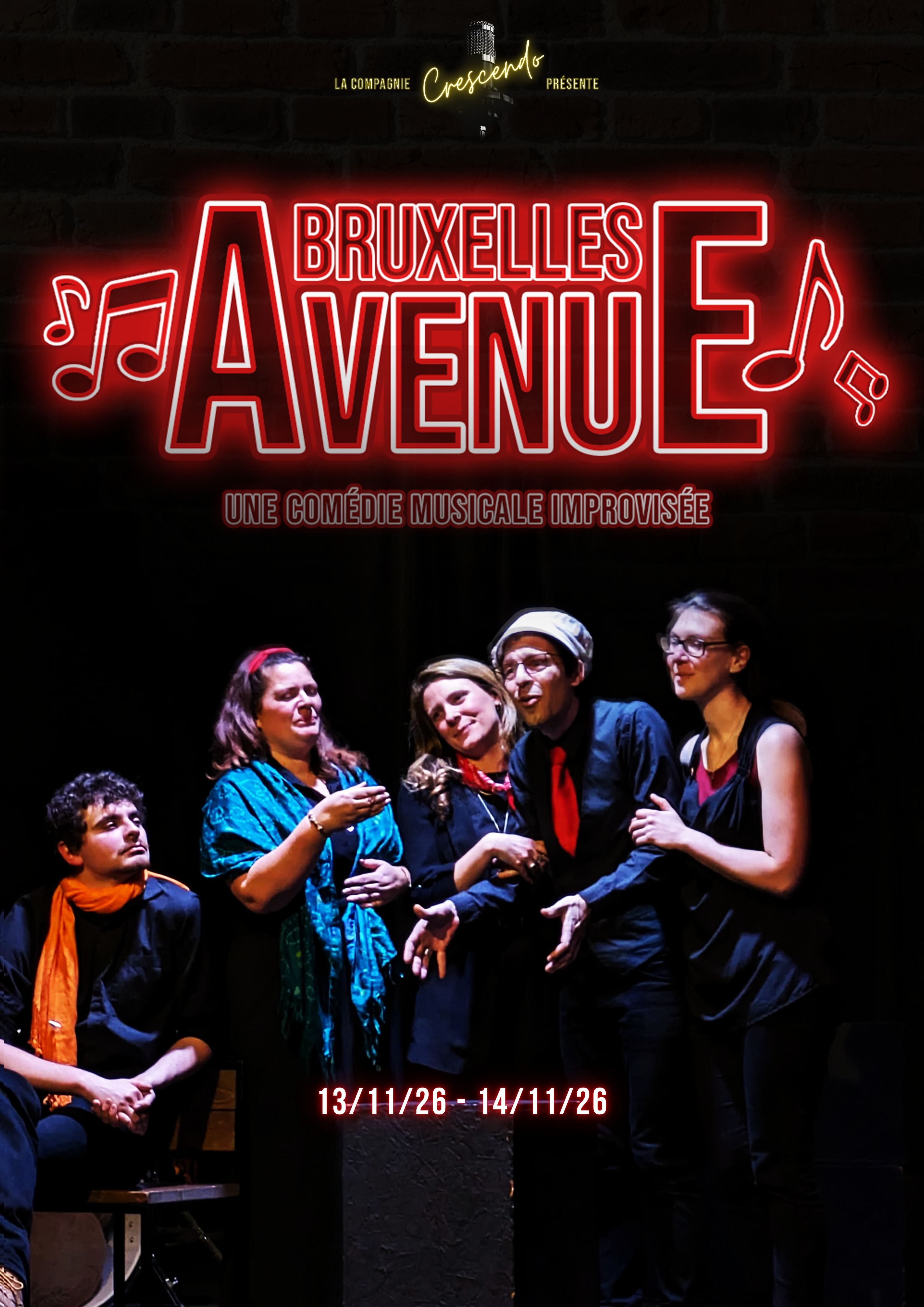 Bruxelles Avenue, la comédie musicale improvisée