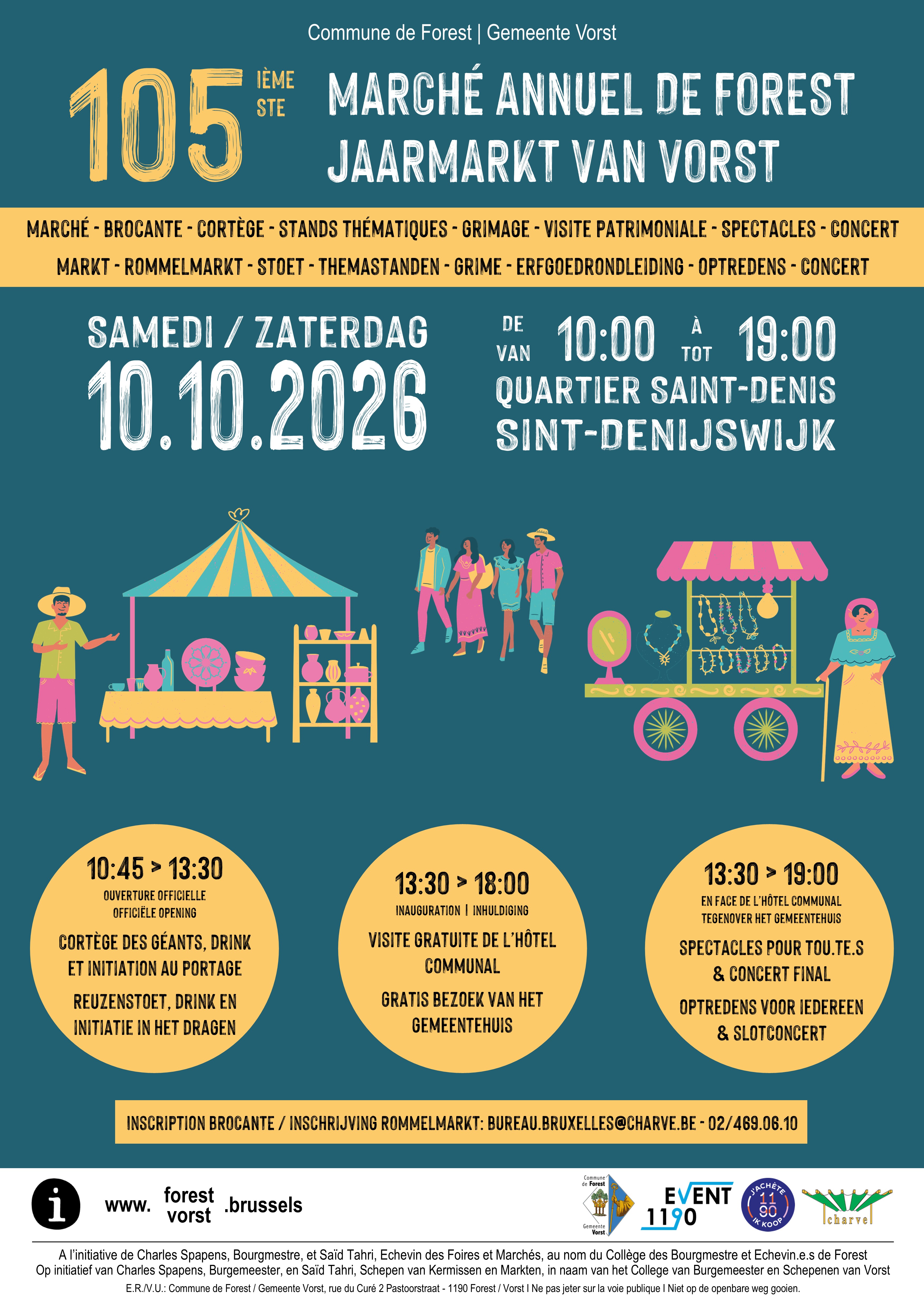 105ième Marché annuel de Forest