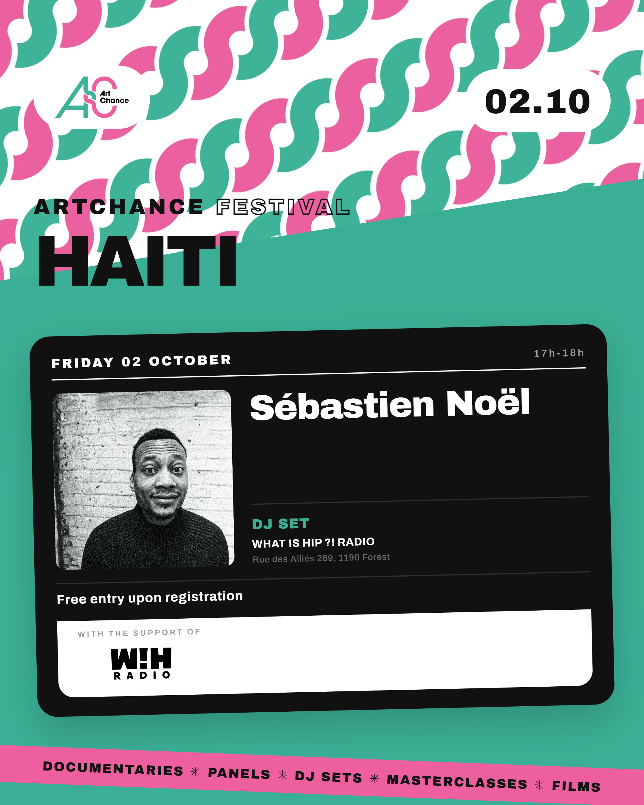 ArtChance Festival: DJ‑set Sébastien Noël (Haïti)