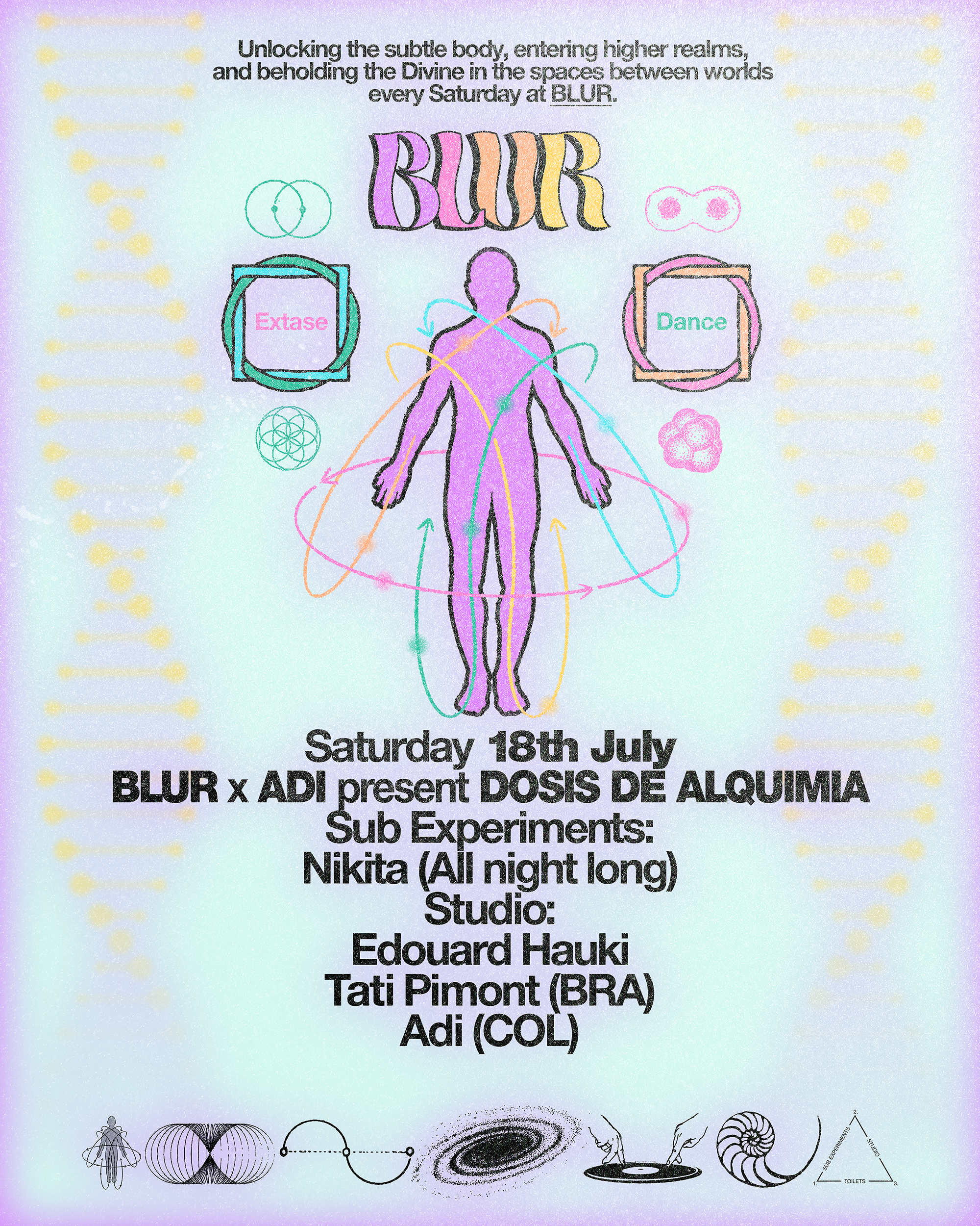 BLUR x Adi present Dosis De Alquimina with Tati Pimont, Adi, Edouard Hauki