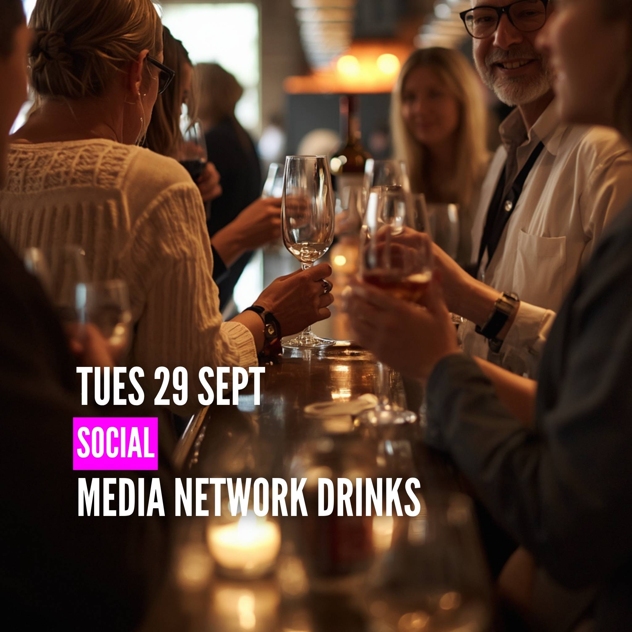 Media network drinks,& Julie Majerczak