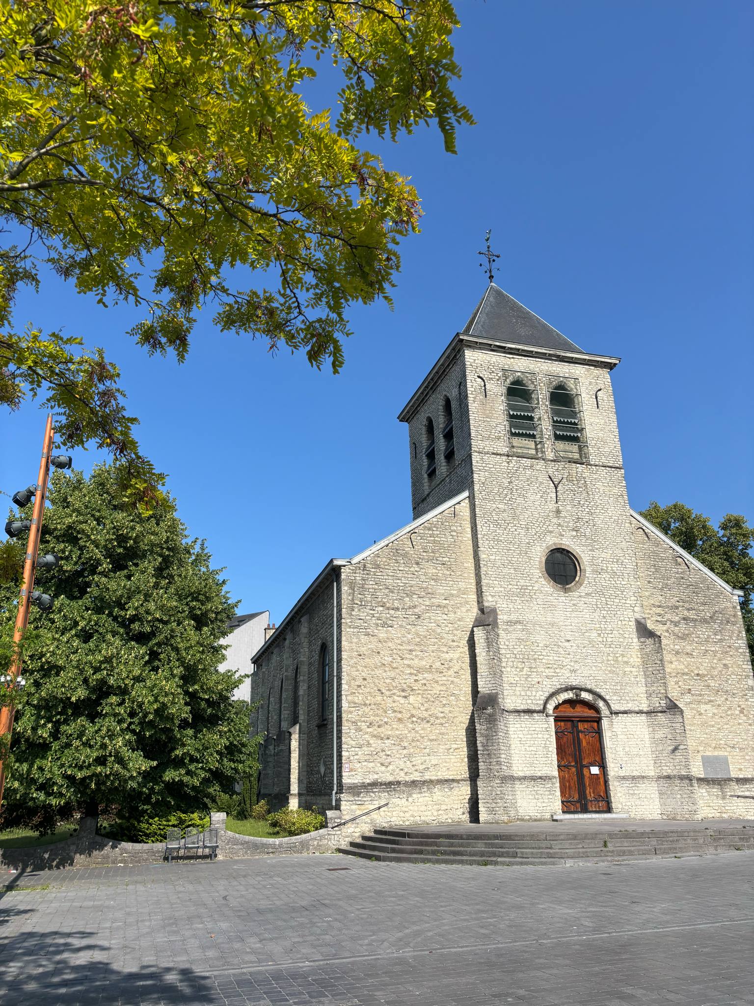Evere, de gris et de vert