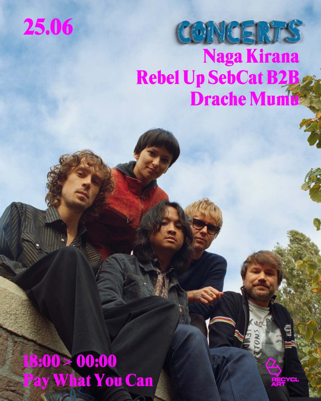 Recyclart Holidays | Naga Kirana + Rebel Up Sebcat b2b Drache Mumu