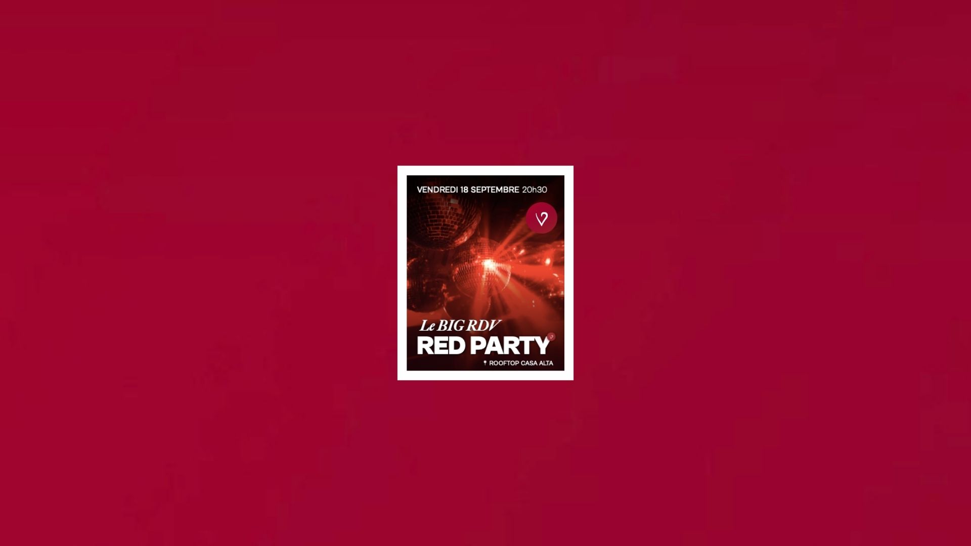 Red Party Rooftop Casa Alta