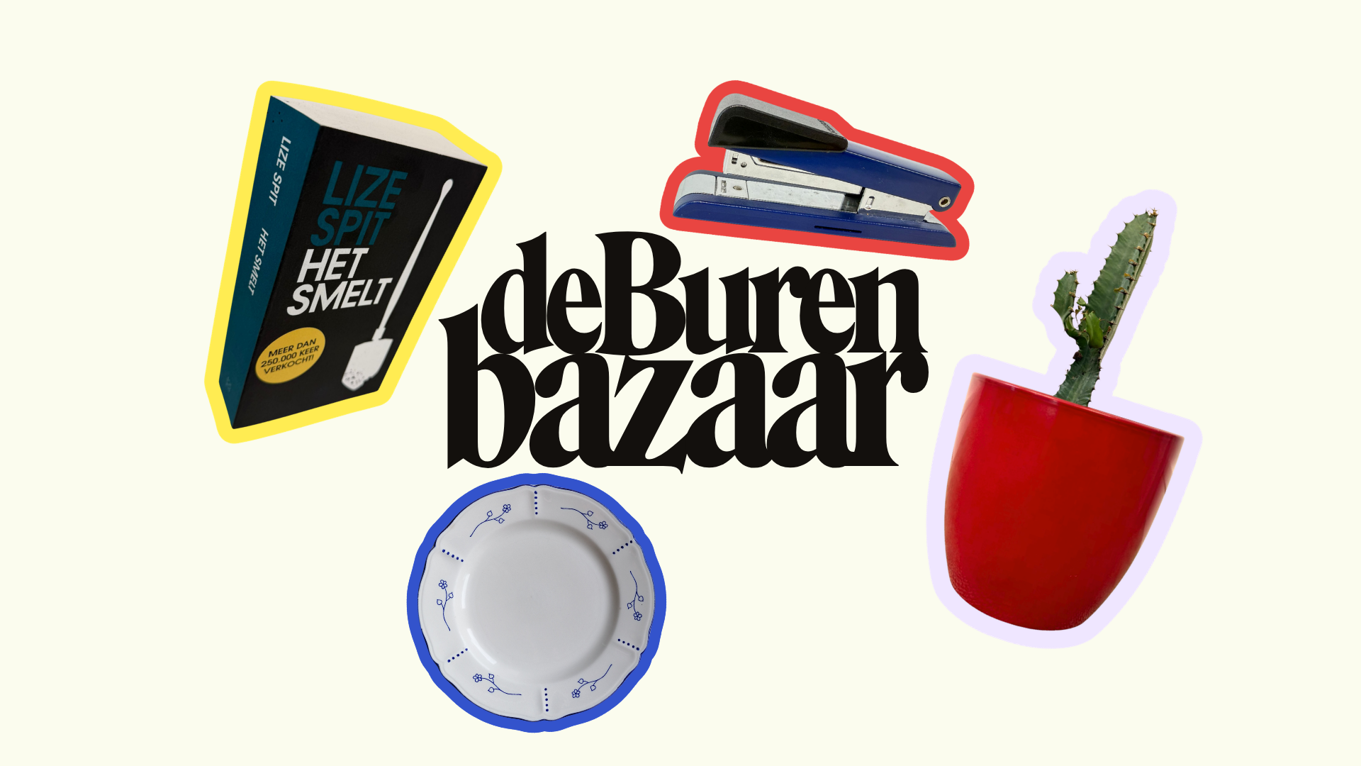 deBuren Bazaar - Marché aux livres & vide-bureau pendant le dimanche sans voiture