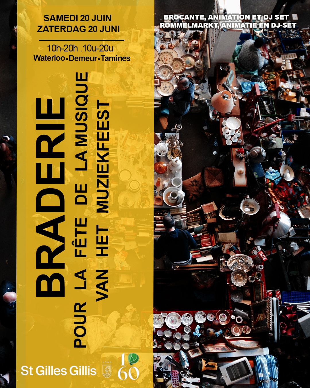 Braderie Fête de la musique Saint-Gilles