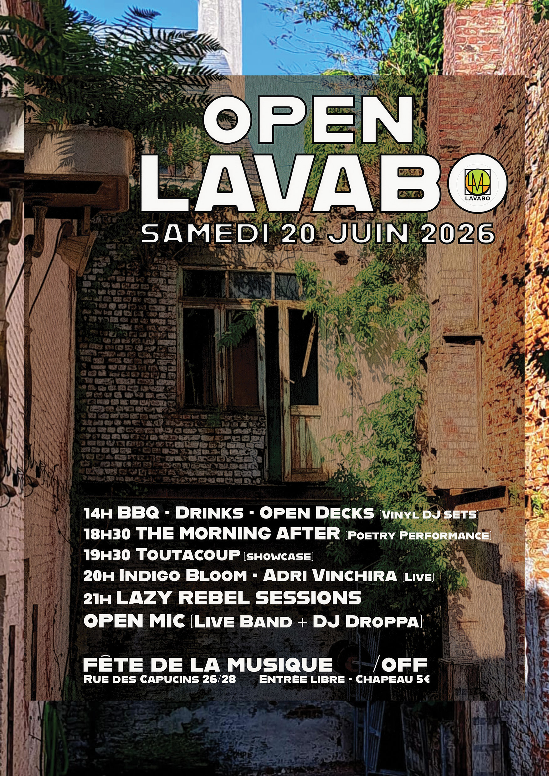 Lazy Rebel Sessions - Open Lavabo